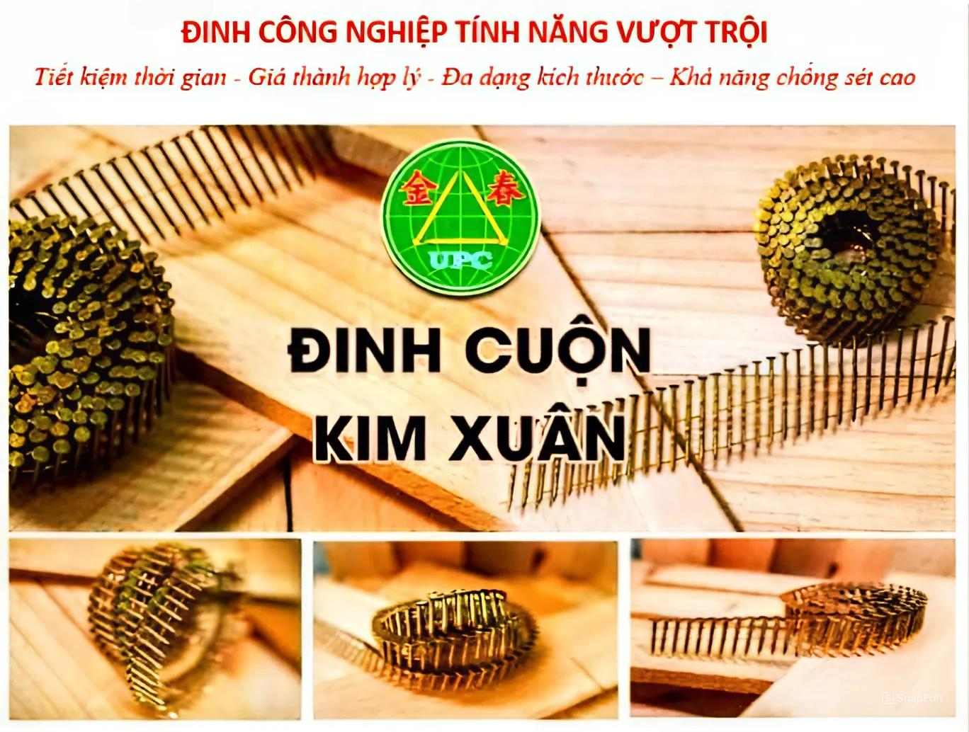 Đinh cuộn chất lượng cao Kim Xuân