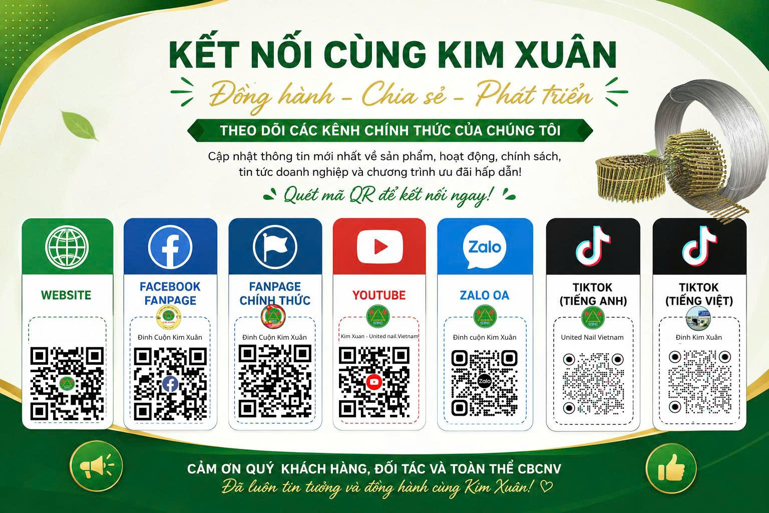 kênh truyền thông chính thức